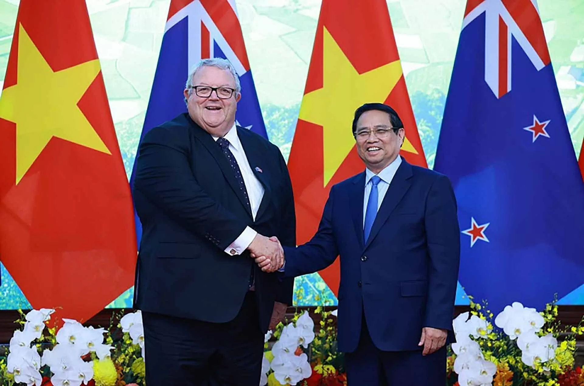 Prime Minister Pham Minh Chinh meets New Zealand Parliament Speaker in Hanoi