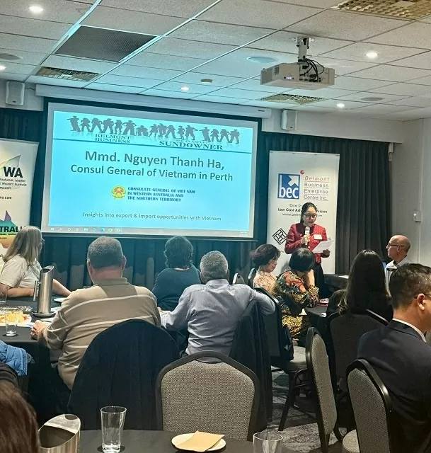 Promoting business cooperation between Vietnam and Western Australia