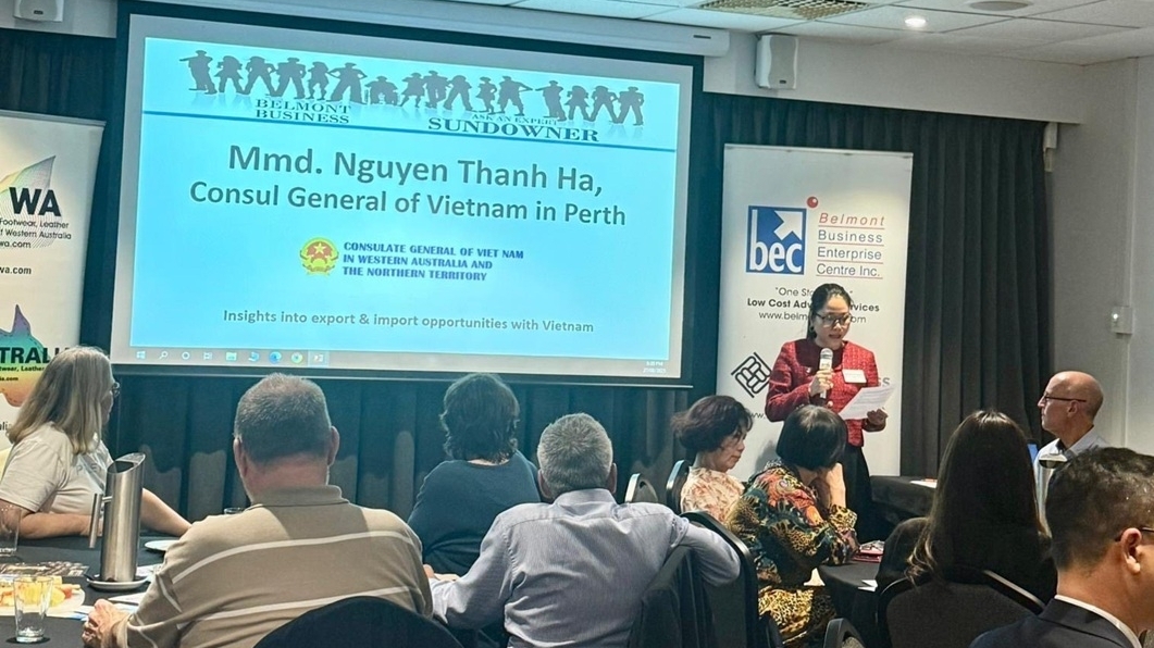 Vietnam, Western Australia boost trade and investment links at Belmont business networking event