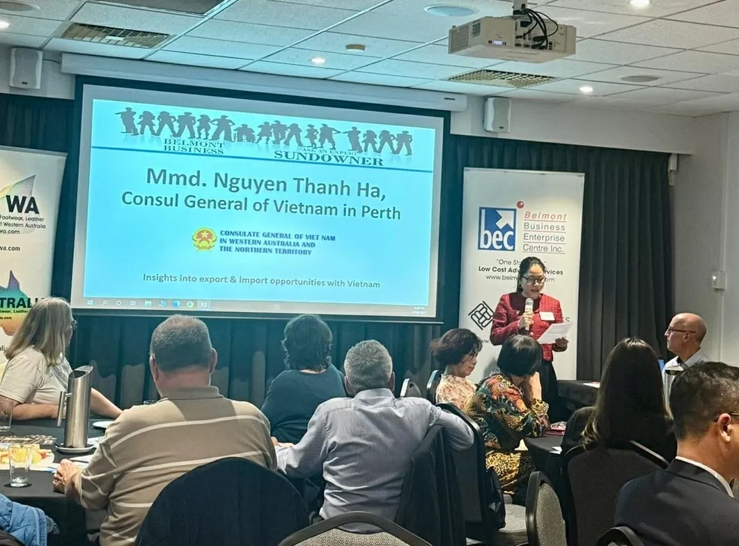 Vietnam, Western Australia strengthen business ties at Belmont networking event Vietnam, Western Australia boost trade and investment links at Belmont business networking event