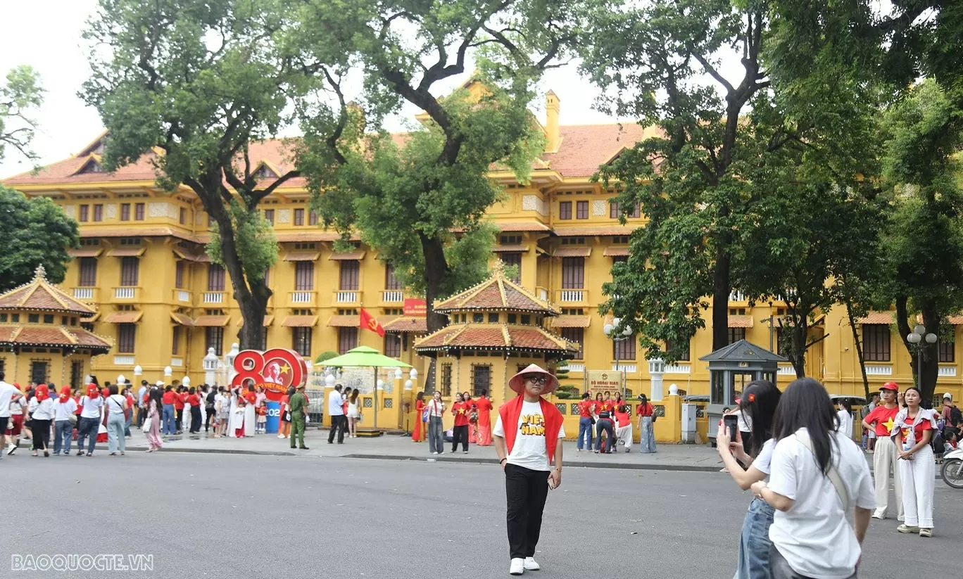 Ministry of Foreign Affairs – A hot check-in spot for National Day celebration