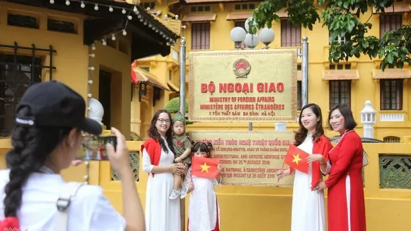 Ministry of Foreign Affairs – A hot check-in spot for National Day celebration