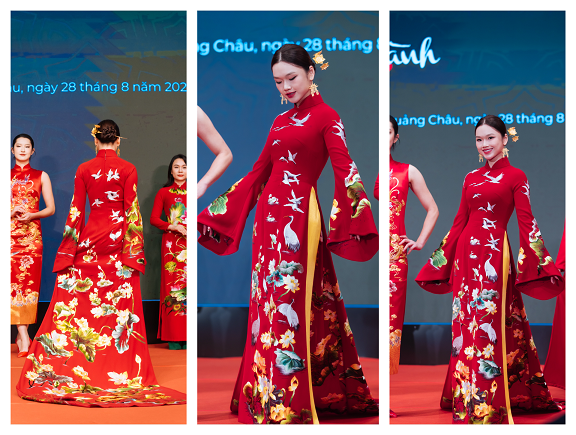 Vietnamese Ao Dai meets Chinese Qipao in Guangzhou, China