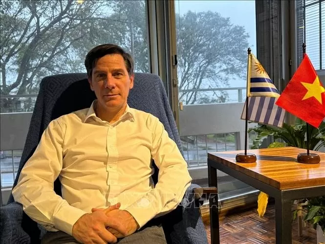 Ignacio Bartesaghi, Director of the Institute of International Trade at the Catholic University of Uruguay (Photo: VNA)