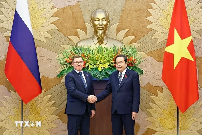 NA Chairman Tran Thanh Man hosts leader of Russian Federation Council NA Chairman Tran Thanh Man hosts leader of Russian Federation Council