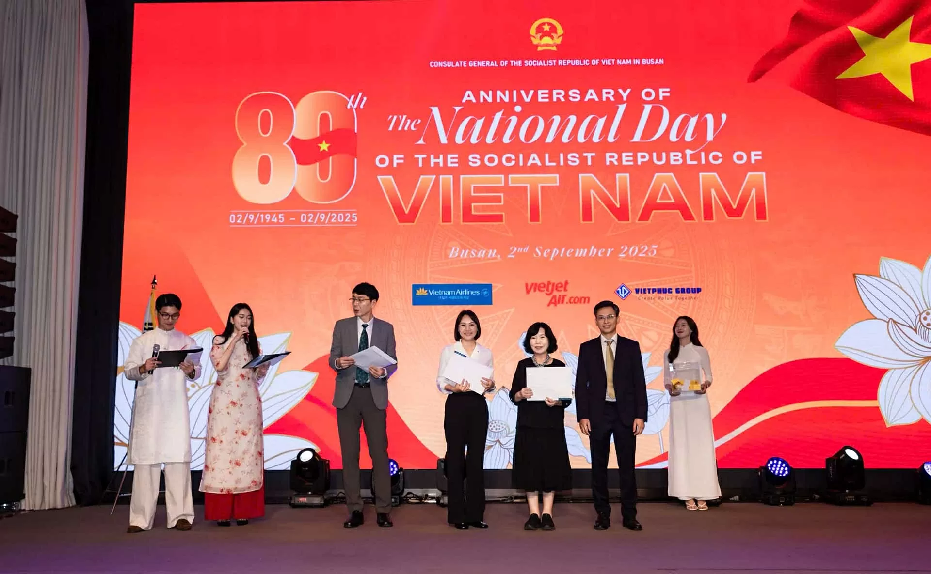 Vietnam Consulate General in Busan solemnly celebrates the 80th National Day on September 2