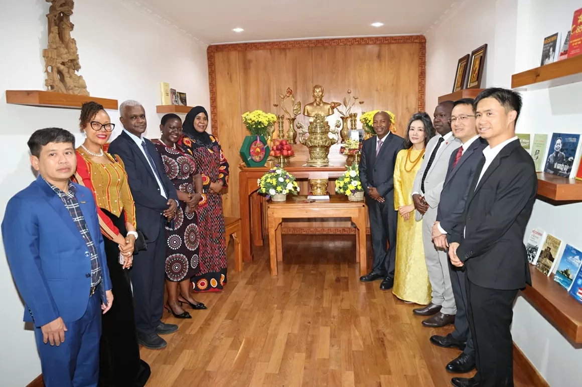 Inauguration of Ho Chi Minh Space on National Day in Tanzania