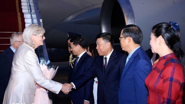 Australians Governor-General Sam Mostyn arrived in Hanoi, beginning state visit to Vietnam