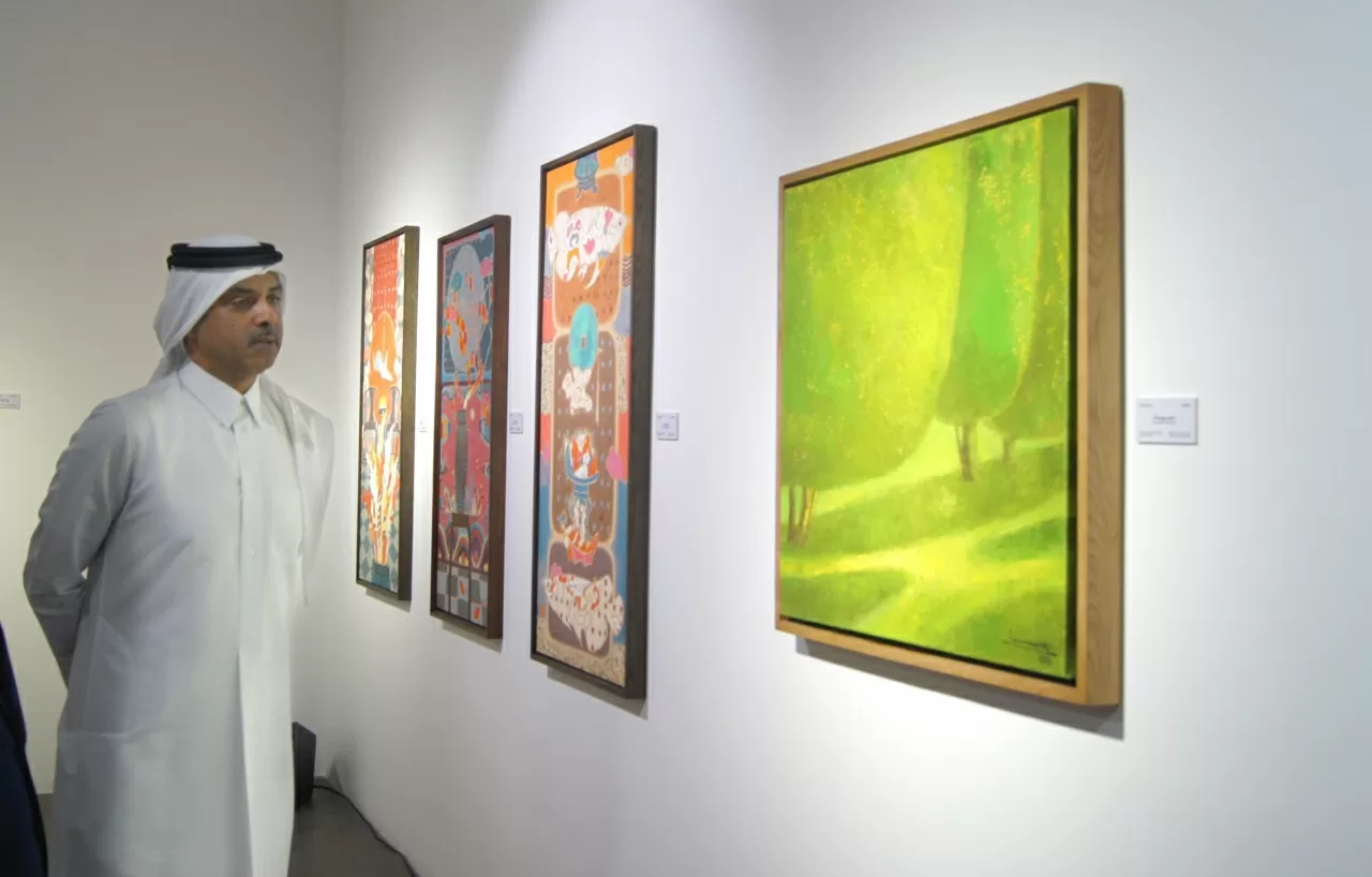 Opening of Vietnamese art exhibition at Katara Cultural Village, Qatar Opening of Vietnamese art exhibition at Katara Cultural Village, Qatar