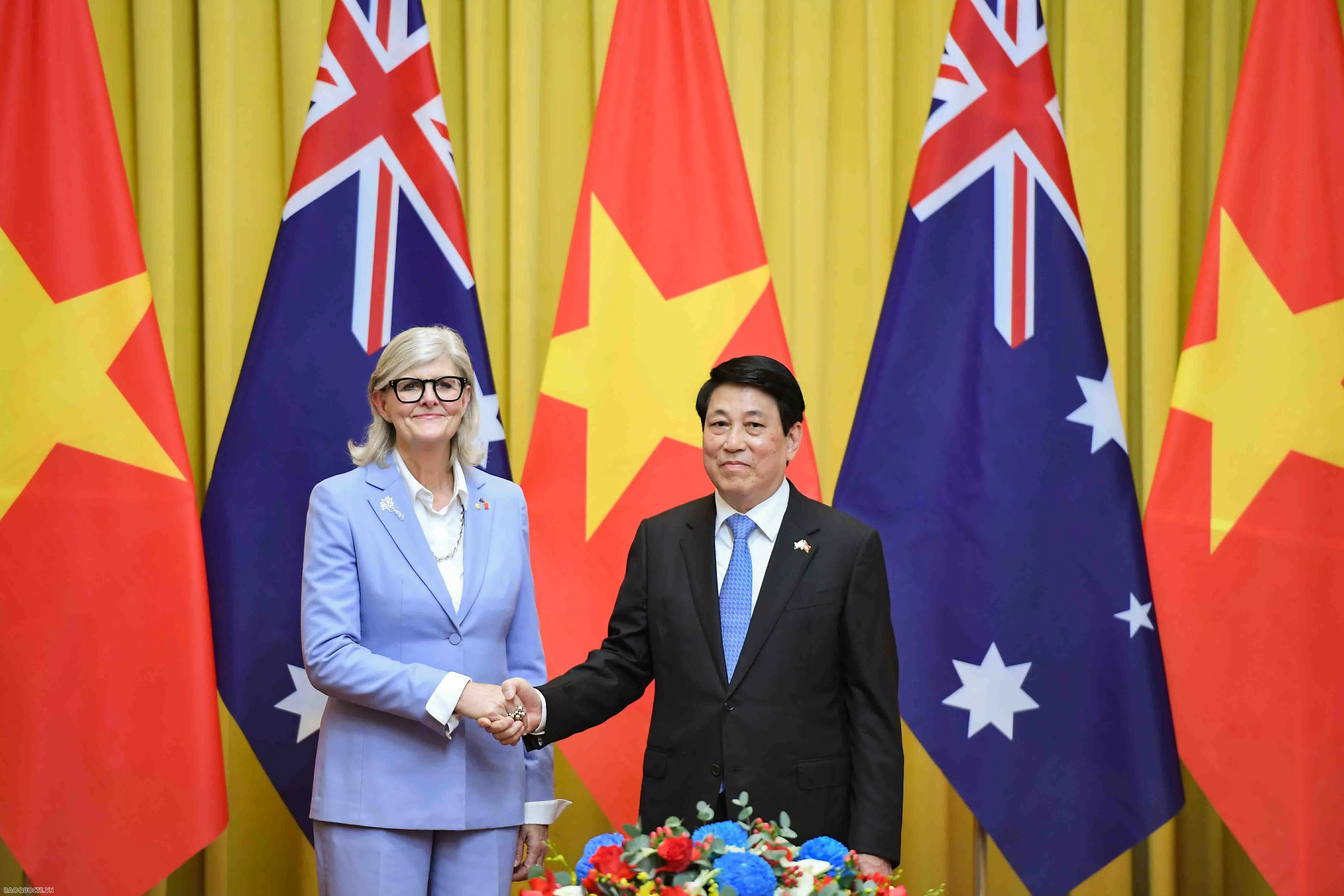 President Luong Cuong, Australian General-Governor hold talks on measures to promote partnership President Luong Cuong, Australian General-Governor hold talks on measures to promote partnership