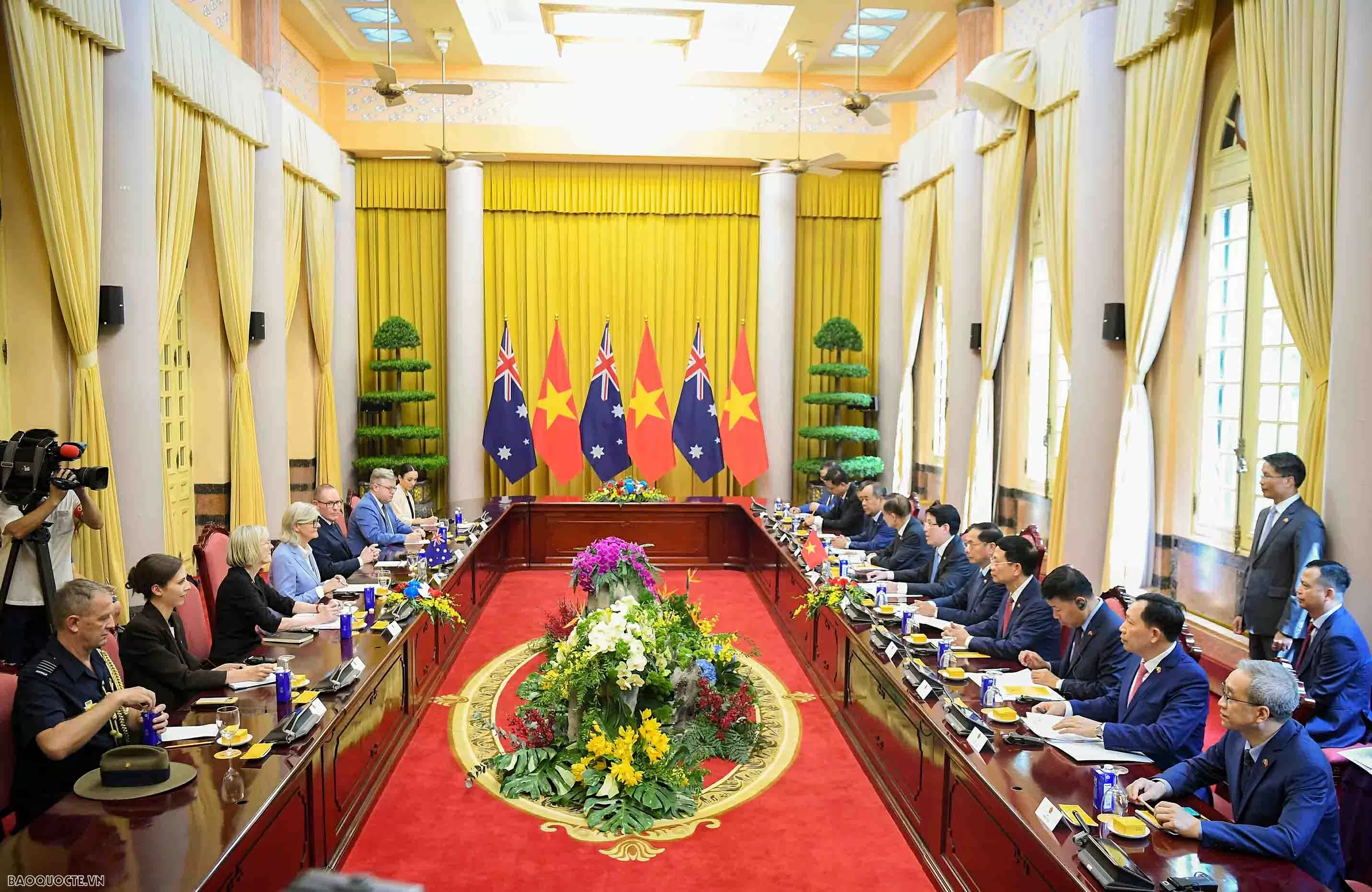 President Luong Cuong, Australian General-Governor hold talks on measures to promote partnership President Luong Cuong, Australian General-Governor hold talks on measures to promote partnership
