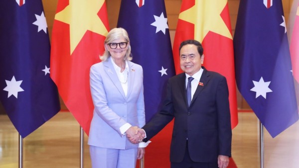 NA Chairman Tran Thanh Man meets with Australian Governor-General Sam Mostyn