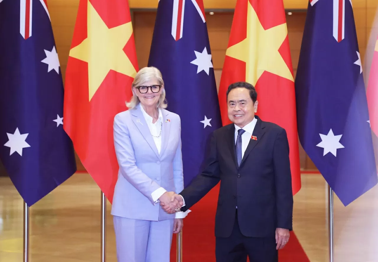 NA Chairman Tran Thanh Man meets with Australian Governor-General Sam Mostym
