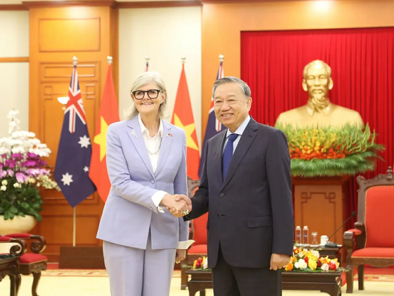 Party General Secretary To Lam welcomes Australian Governor-General