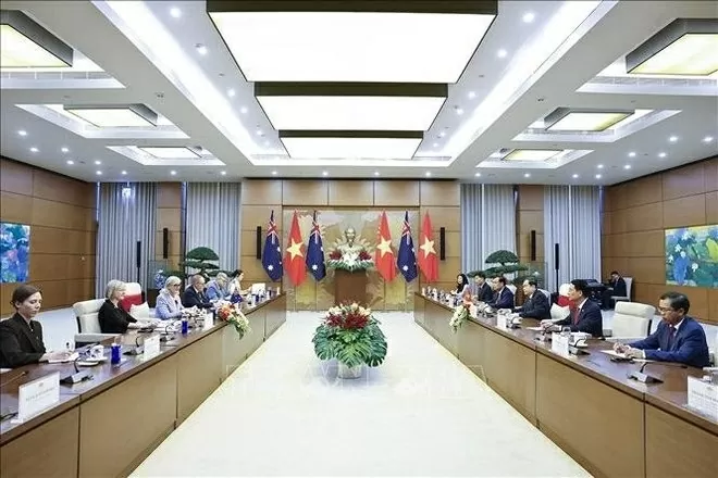 NA Chairman Tran Thanh Man meets with Australian Governor-General Sam Mostyn