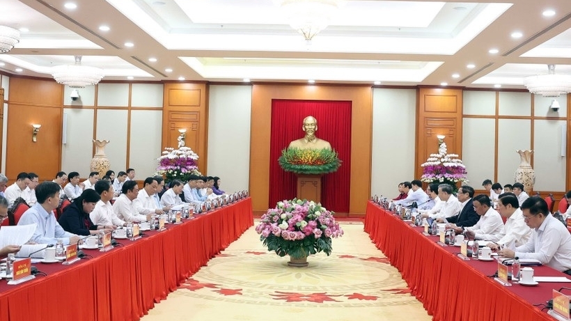 General Secretary To Lam presides Politburo working session on preparations for first NA Party Congress