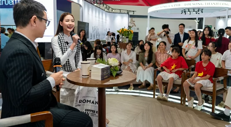 Trung Nguyen Legend's mark at the A80 Exhibition