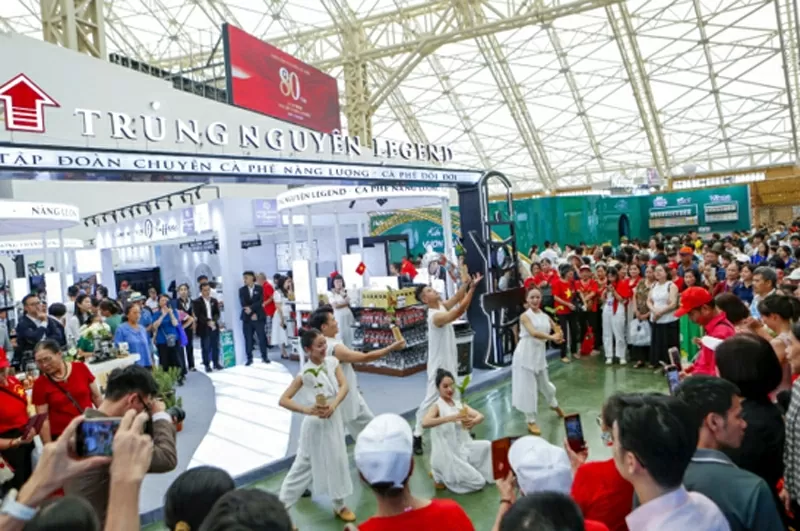 Trung Nguyen Legend's mark at the A80 Exhibition