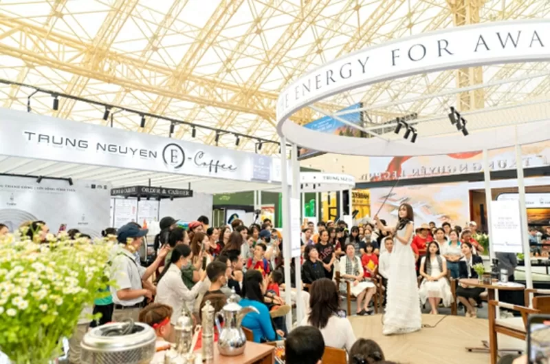 Trung Nguyen Legend's mark at the A80 Exhibition Trung Nguyen Legend's mark at the A80 Exhibition