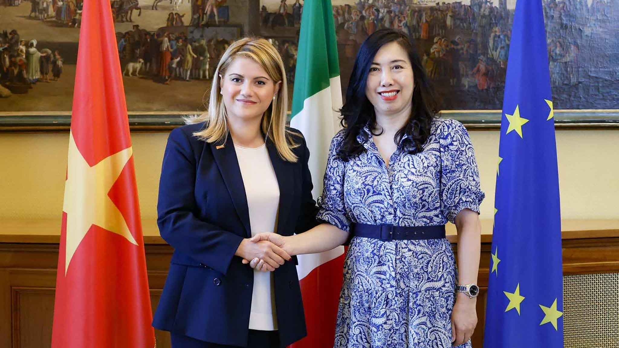 Deputy Foreign Minister Le Thi Thu Hang pays a working visit to Italy