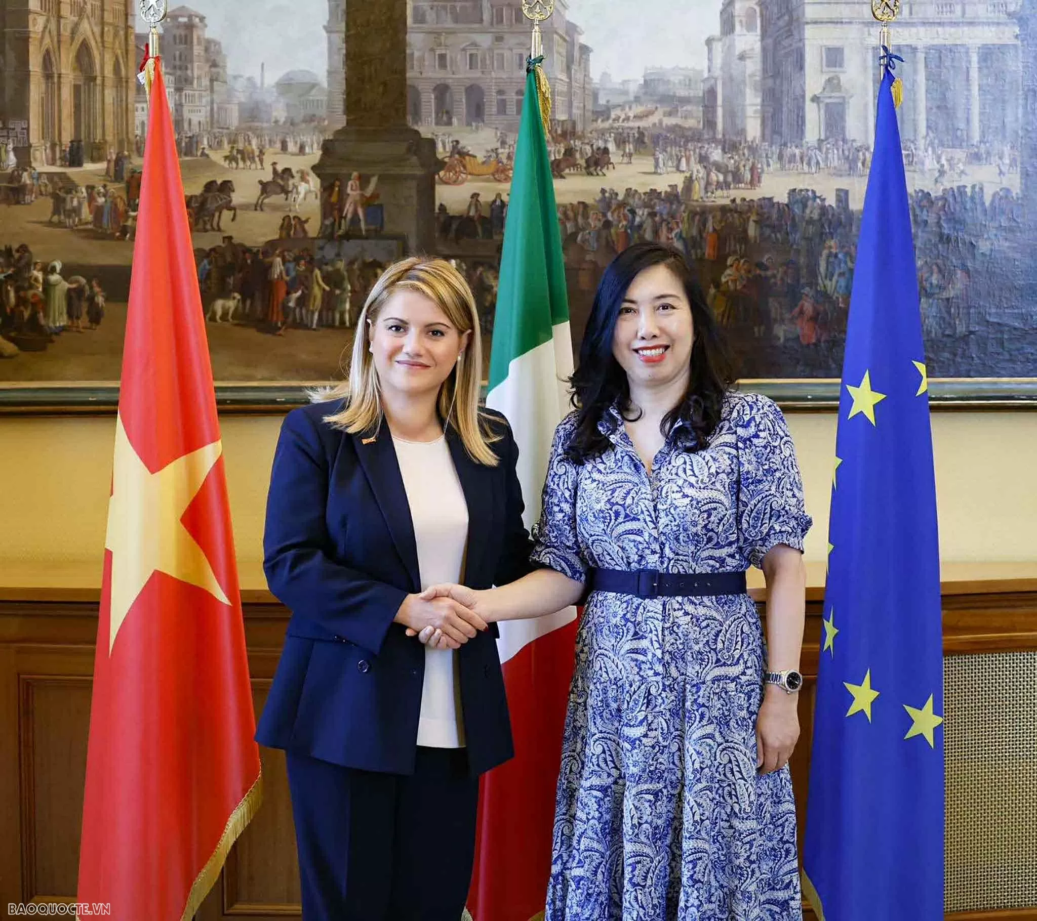 Deputy Foreign Minister Le Thi Thu Hang pays a working visit to Italy