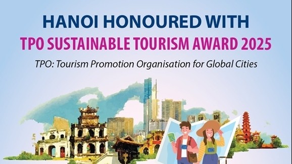 Hanoi named sustainable tourism destination at TPO 2025