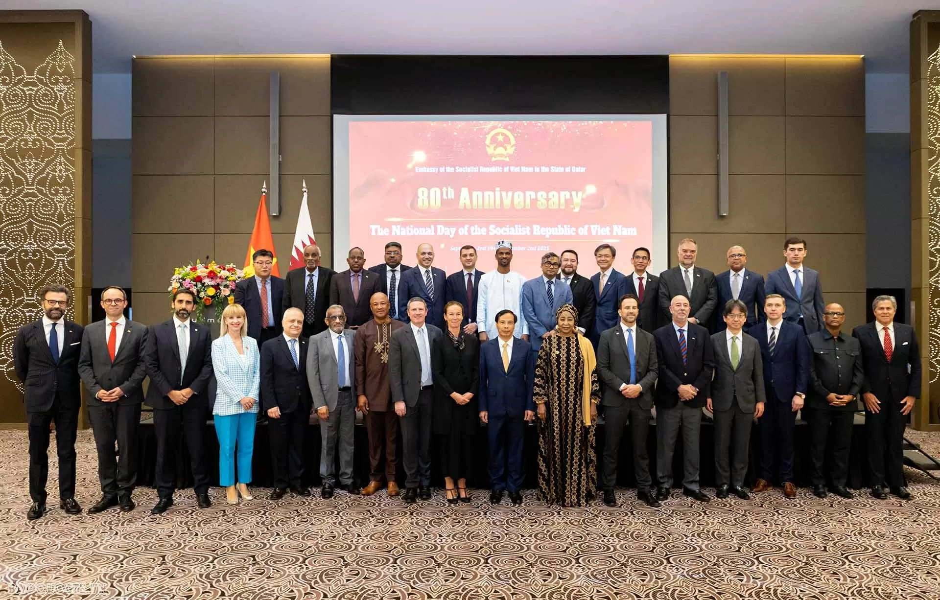 Vietnam Embassy in Qatar celebrates 80th anniversary of National Day