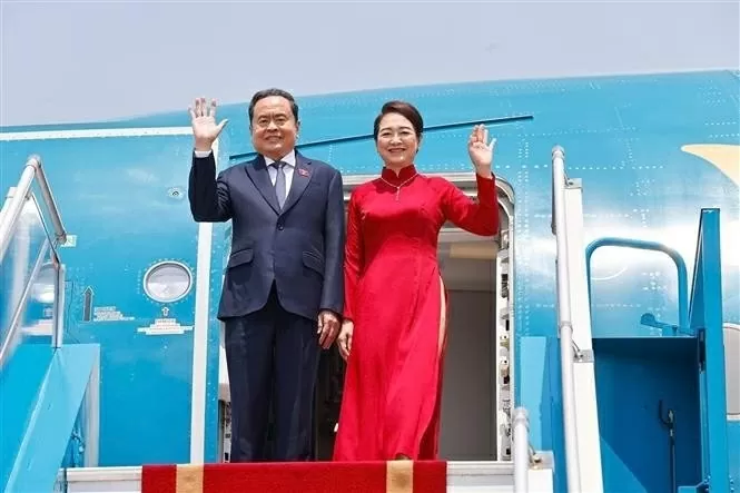 NA Chairman Tran Thanh Man departs for AIPA-46, official visit to Malaysia NA Chairman Tran Thanh Man and his spouse leave Hanoi for AIPA-46 and official visit to Malaysia