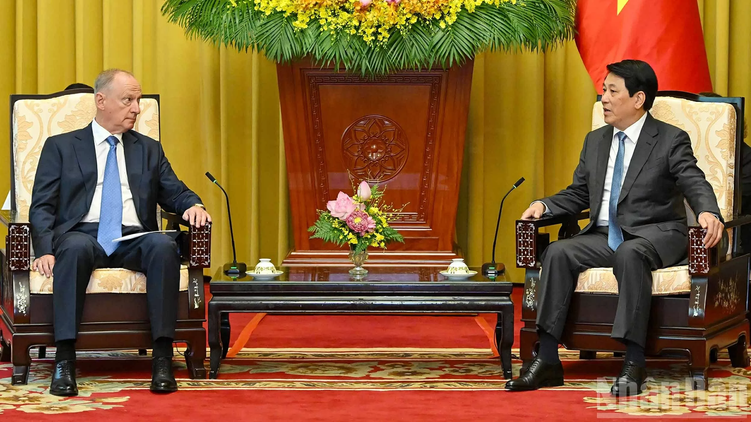President Luong Cuong welcomes Aide to the President, Chairman of the Maritime Board