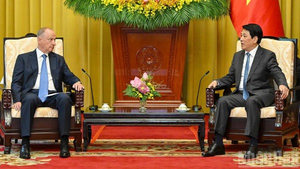 President Luong Cuong welcomes Aide to the President, Chairman of the Maritime Board