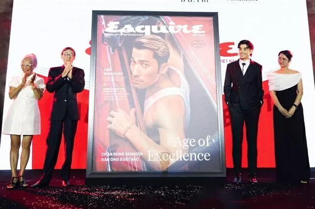 Esquire Vietnam, the Vietnamese version of the American magazine Esquire, officially launched in HCM City on September 19. (Photo courtesy of Sunflower Media)