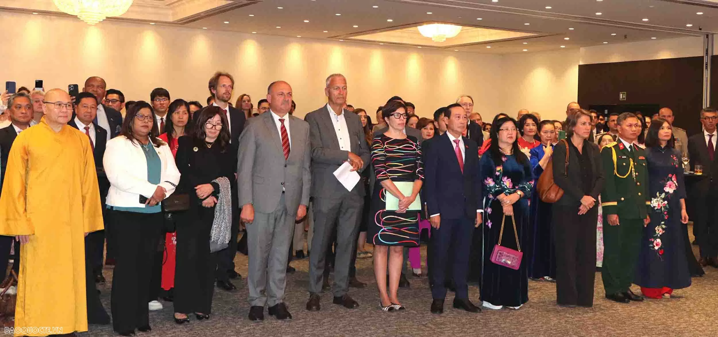 Vietnamese Embassy hosts reception celebrating the 80th National Day in Belgium
