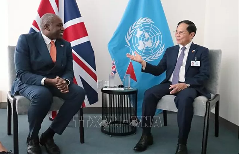 Vietnam seeks to further strengthen strategic partnership with the UK: Deputy PM Bui Thanh Son Vietnam seeks to further strengthen strategic partnership with the UK: Deputy PM Bui Thanh Son