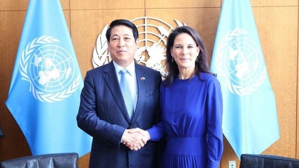 President Luong Cuong meets President of the 80th UN General Assembly