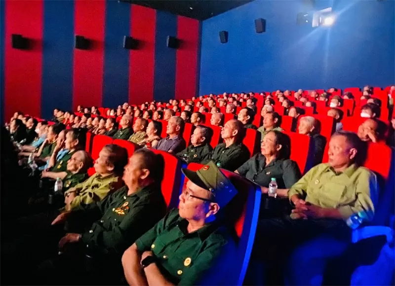 The space has three movie rooms in Nghe An.