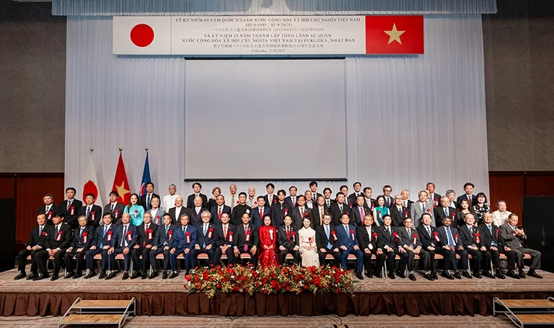 Vietnam Consulate General in Fukuoka celebrates the 80th National Day and the 15th Anniversary