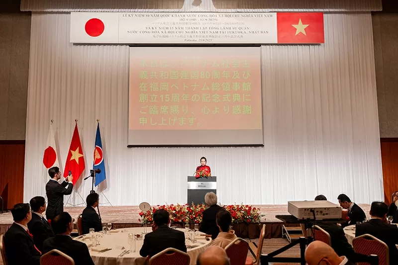 Vietnam Consulate General in Fukuoka celebrates the 80th National Day and the 15th Anniversary