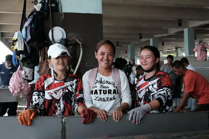 Lao động nghề cá tại Philippines. (Nguồn: ILO)