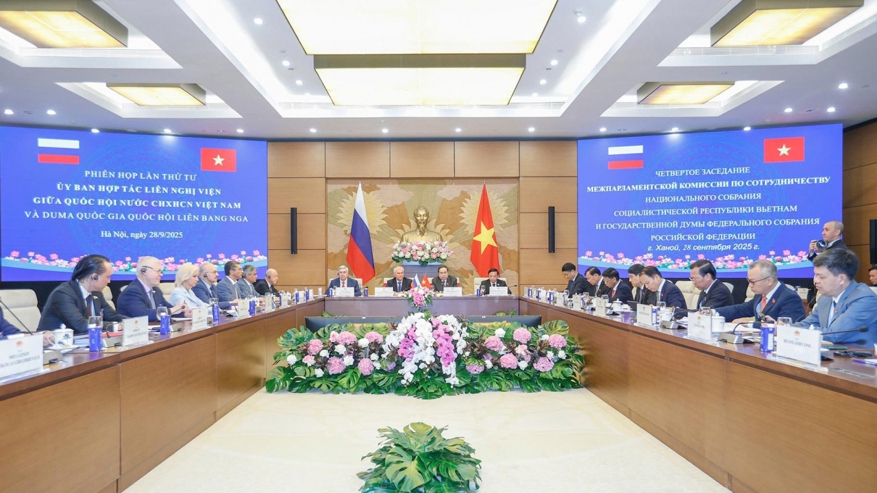 NA Chairman Tran Thanh Man, Russian State Duma Chairman co-chaired the 4th session of the Inter-Parliamentary Cooperation Committee
