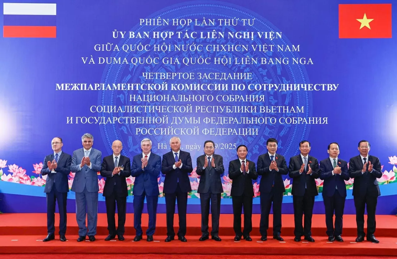 NA Chairman Tran Thanh Man, Russian State Duma Chairman co-chaired the 4th session of the Inter-Parliamentary Cooperation Committee NA Chairman Tran Thanh Man, Russian State Duma Chairman co-chaired the 4th session of the Inter-Parliamentary Cooperation Committee