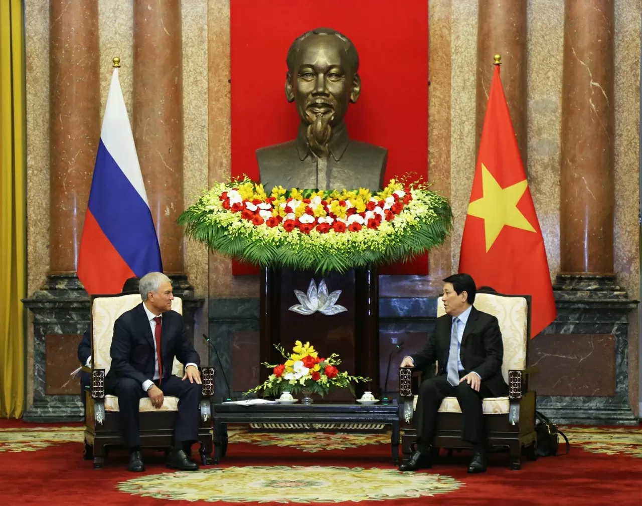 President Luong Cuong receives Chairman of the Russian State Duma President Luong Cuong receives Chairman of the Russian State Duma
