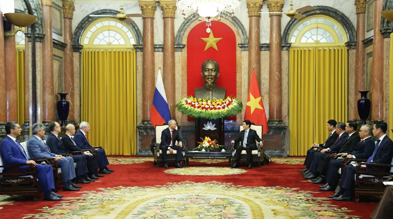 President Luong Cuong receives Chairman of the Russian State Duma