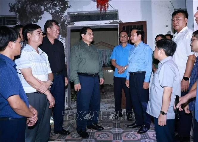 Prime Minister inspects storm-hit areas in Ninh Binh, directs urgent recovery efforts