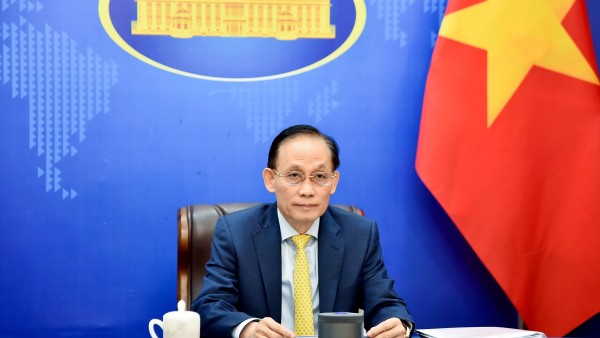 Congratulatory letter from Party Central Committee Secretary, Acting Minister of Foreign Affairs Le Hoai Trung for the National Boundary Commission