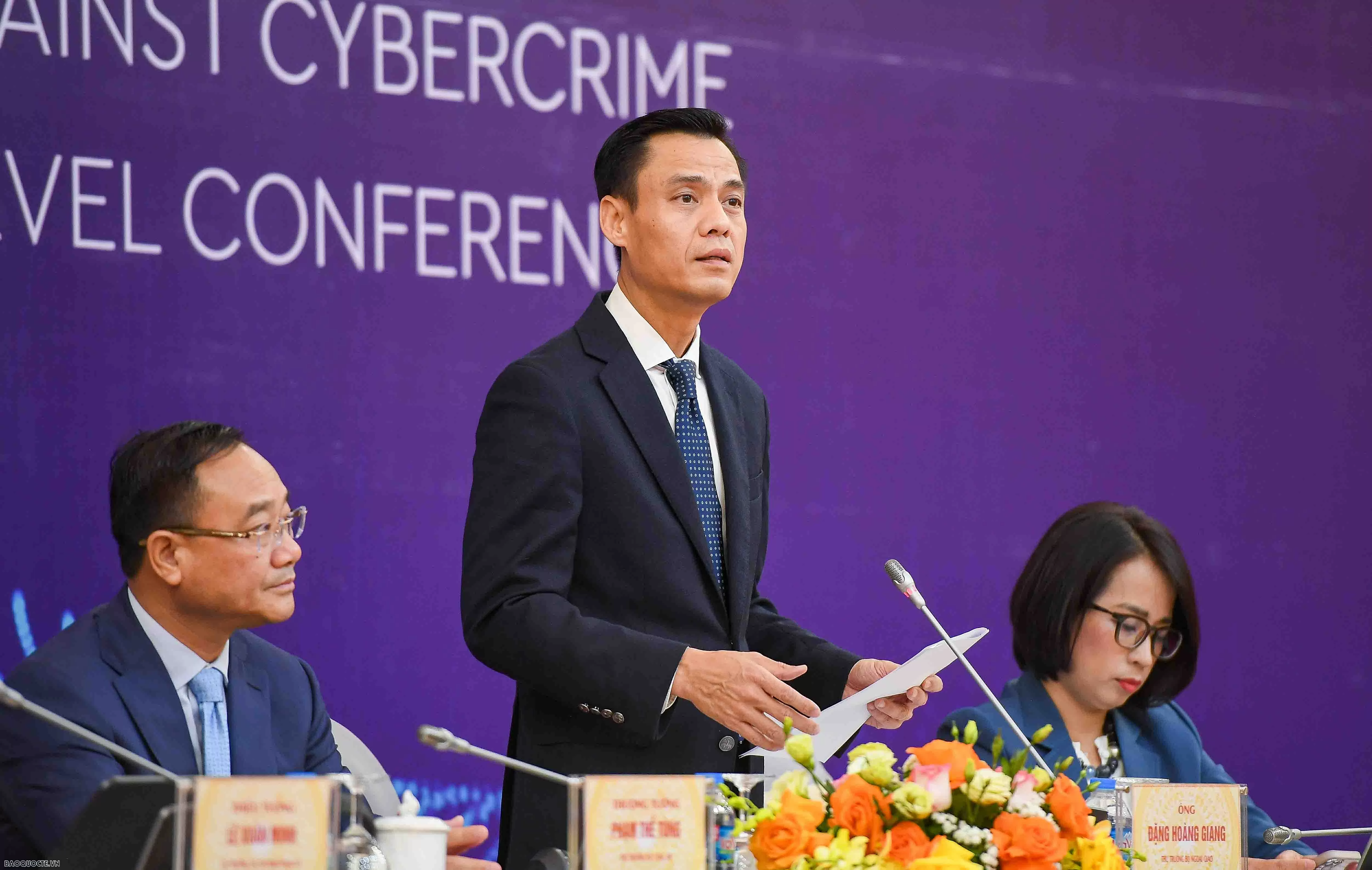 Press conference on the Signing ceremony of the UN Convention against Cybercrime in Hanoi