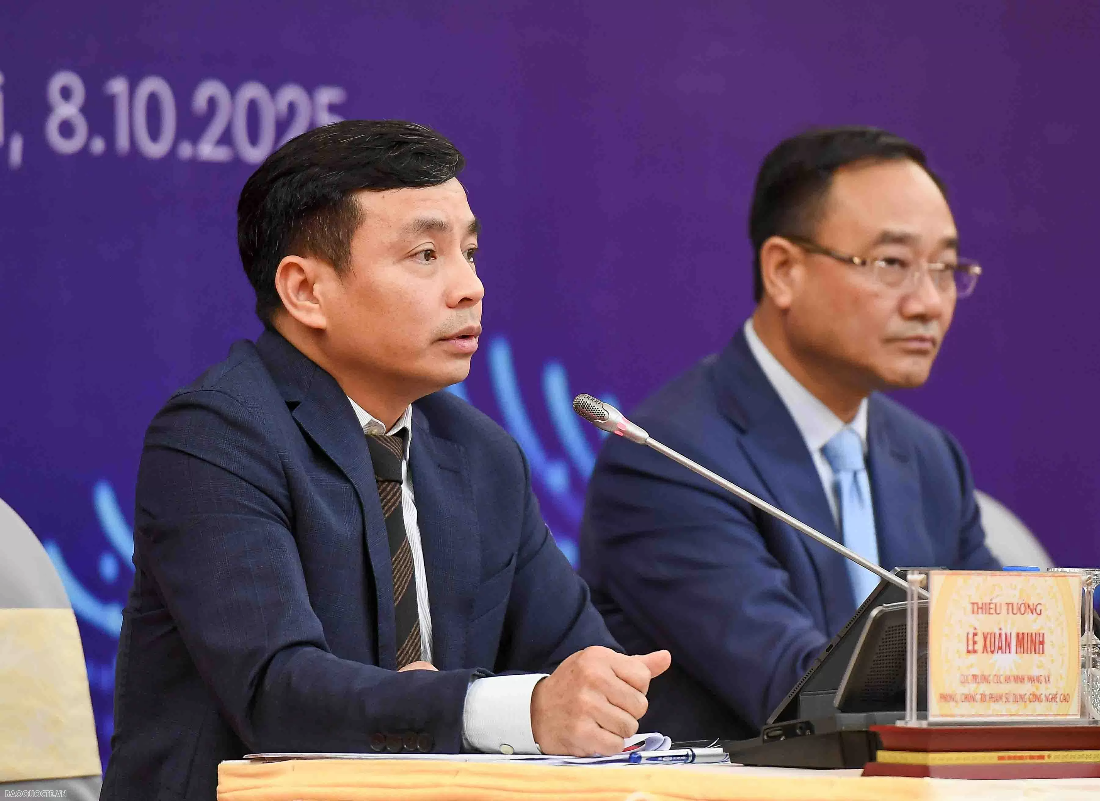 Press conference on the Signing ceremony of the UN Convention against Cybercrime in Hanoi