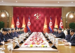 Party General Secretary To Lam holds talks with DPRK leader Kim Jong Un in Pyongyang