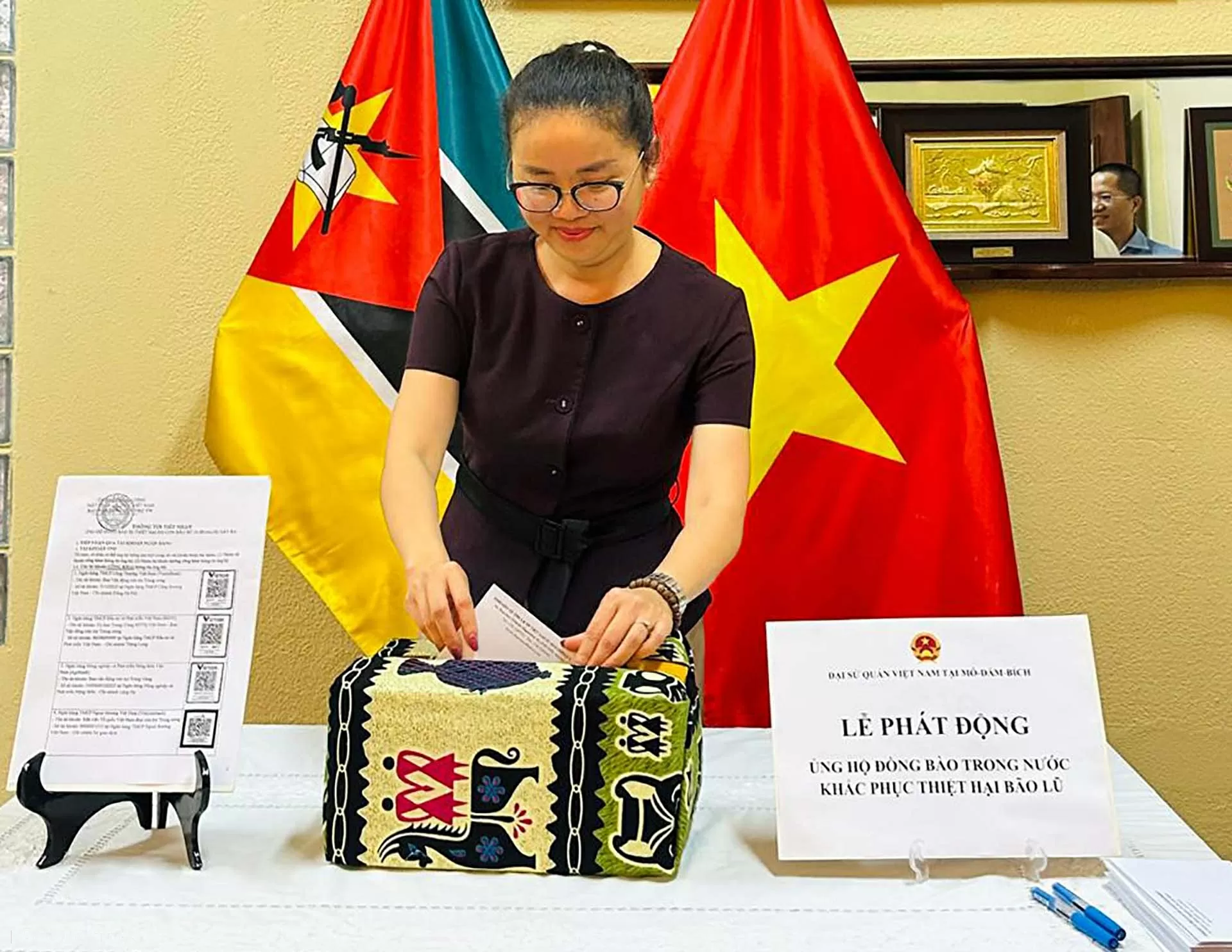 Vietnamese Embassy in Mozambique launches support campaign for flood victims in Vietnam Vietnamese Embassy in Mozambique launches support campaign for flood victims in Vietnam