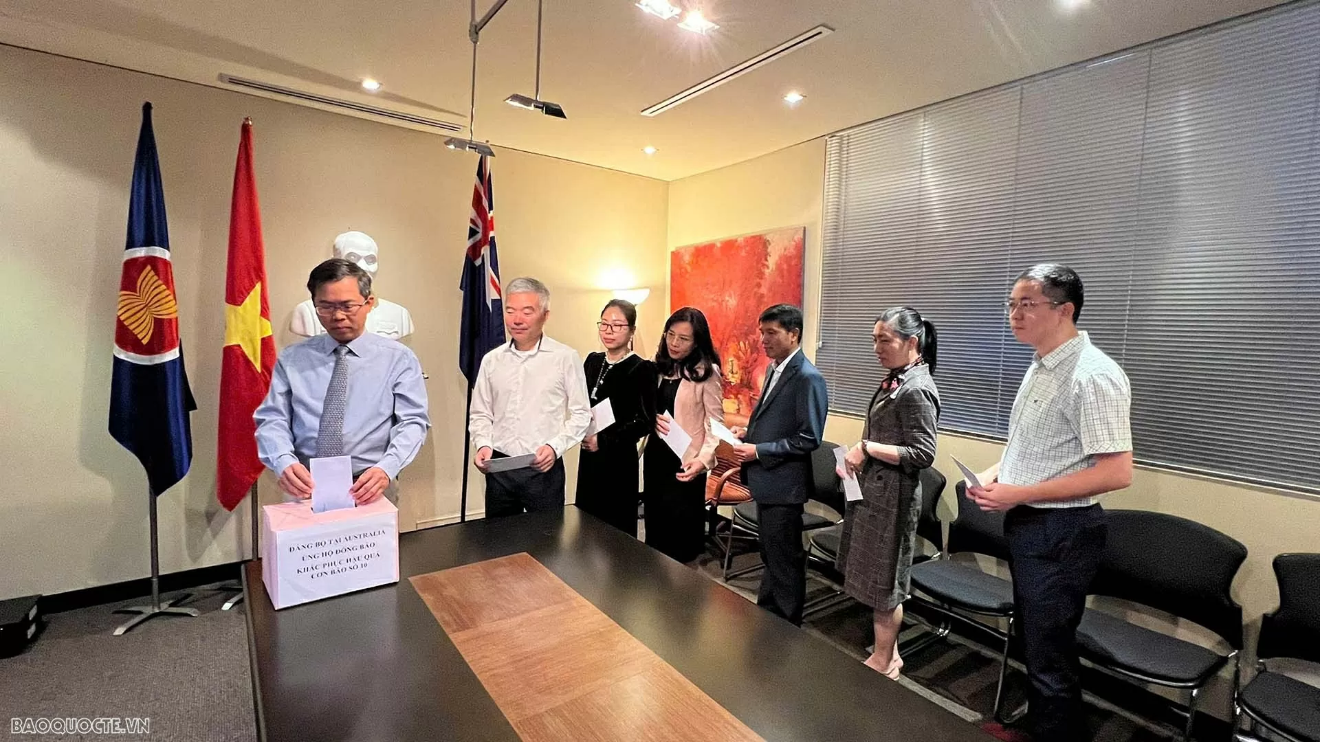 Vietnamese Representative Missions in Australia support victims affected by typhoons