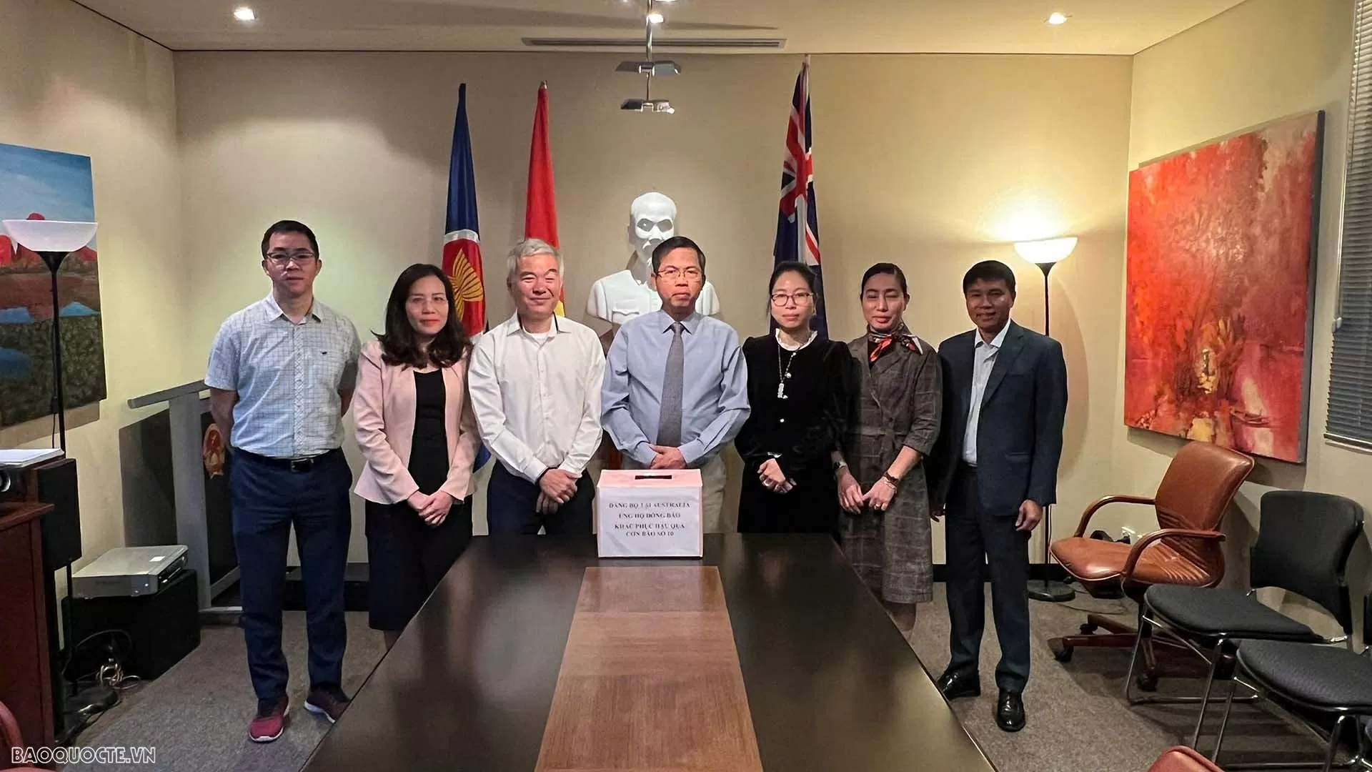 Vietnamese Representative Missions in Australia support victims affected by typhoons